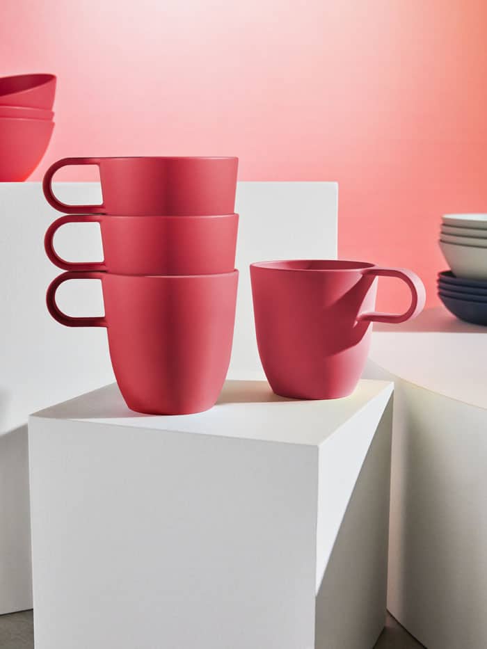 tasses rouges ikea