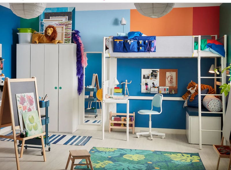 chambre enfant artiste ikea