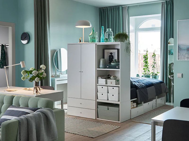 chambre verte ikea