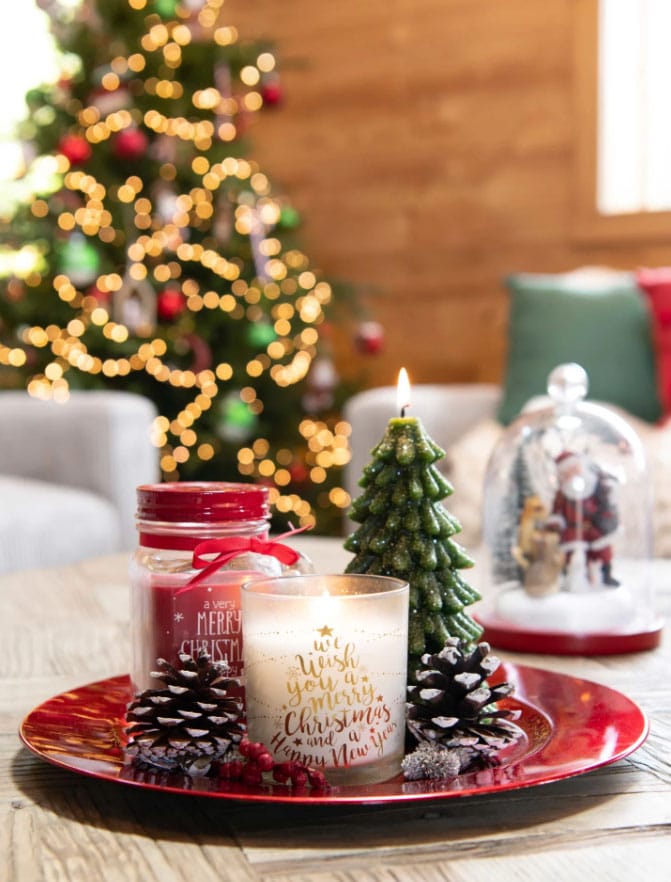 bougies de noel maisons du monde