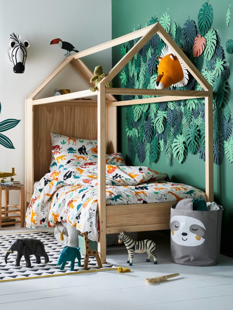 déco chambre enfant jungle