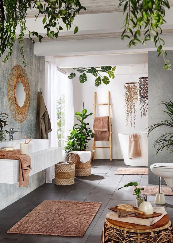 salle de bain naturelle zen