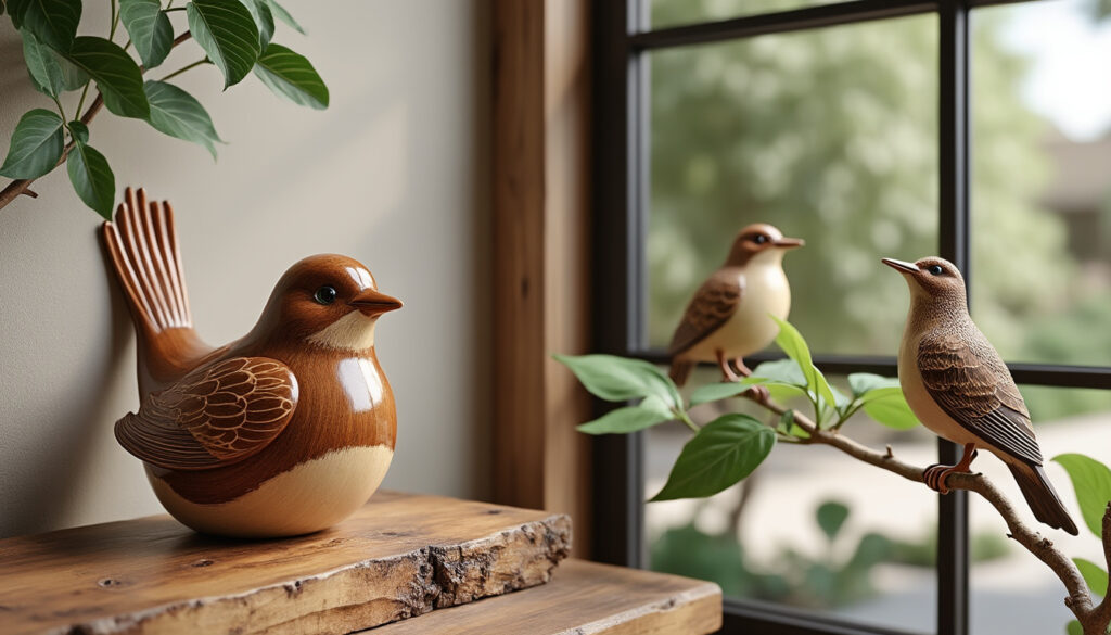 découvrez notre collection d'oiseaux décoratifs en bois et céramique, idéals pour embellir votre intérieur et jardin avec élégance et originalité.