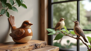 découvrez notre collection d'oiseaux décoratifs en bois et céramique, idéals pour embellir votre intérieur et jardin avec élégance et originalité.