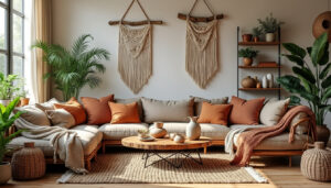 découvrez nos idées déco naturelles et chaleureuses pour un salon bohème chic, alliant confort et authenticité pour un intérieur accueillant et tendance.