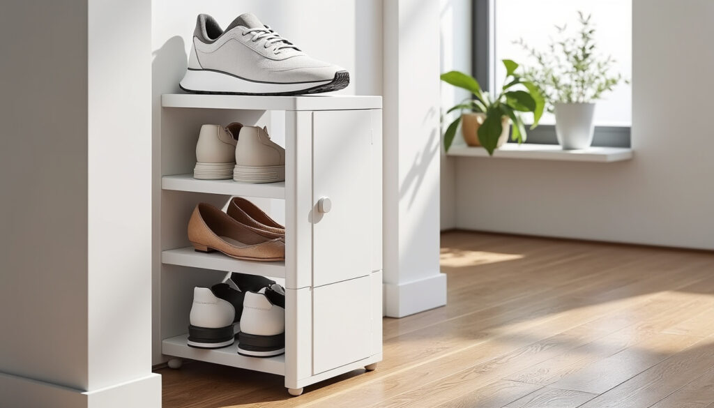 découvrez le meuble à chaussures nano, un rangement compact et pratique conçu spécialement pour optimiser les petits espaces tout en gardant vos chaussures bien organisées.
