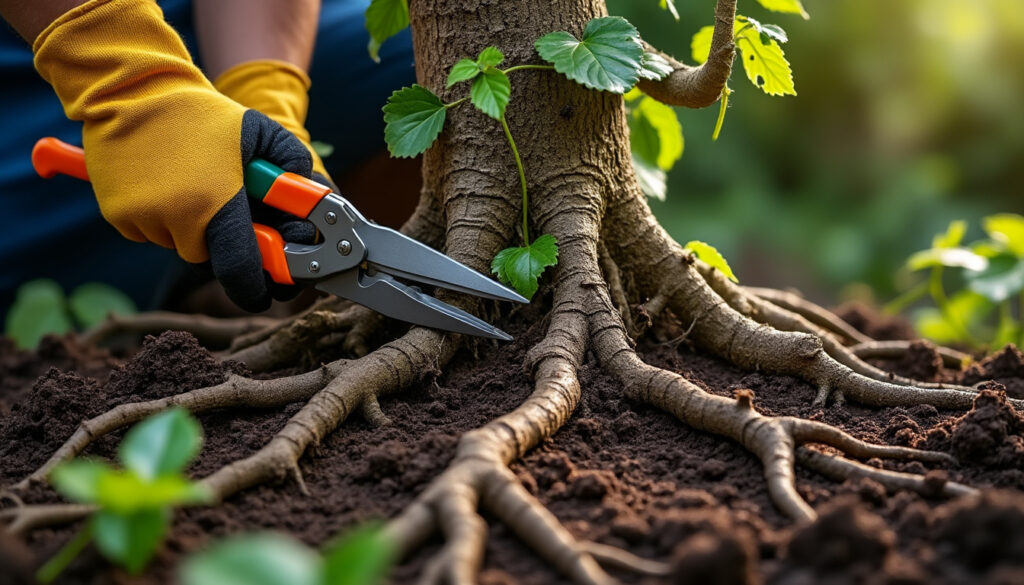 découvrez comment couper les racines de mûrier platane en toute sécurité, avec des conseils pratiques pour éviter d'endommager l'arbre et préserver votre jardin.