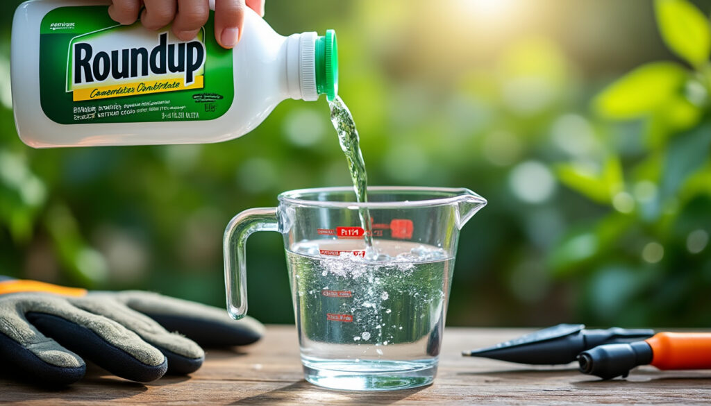 découvrez comment déterminer la quantité précise de roundup à diluer par litre d’eau pour un désherbage efficace et sécurisé.