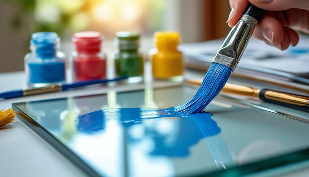 découvrez comment choisir la meilleure peinture sur verre alliant durabilité et adhérence pour des créations artistiques réussies et durables.