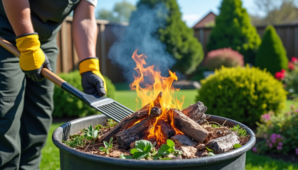 découvrez les règles et précautions à suivre pour brûler des papiers et déchets verts dans votre jardin en toute sécurité et légalité.