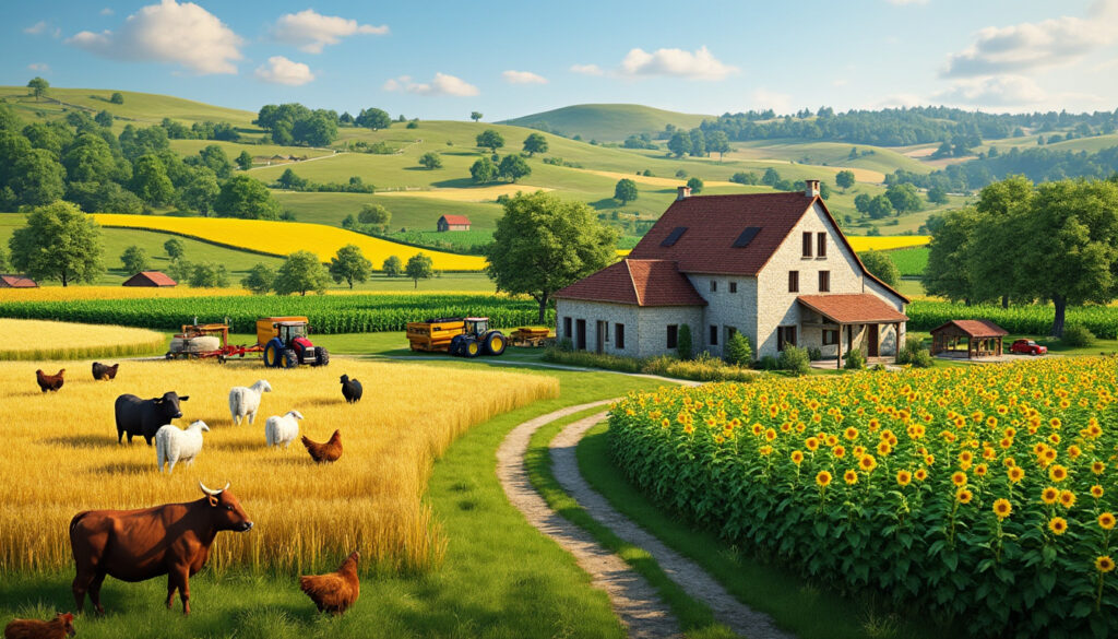 découvrez simagri france 3 et apprenez à gérer facilement votre ferme virtuelle pour réussir dans ce jeu de simulation agricole interactif.