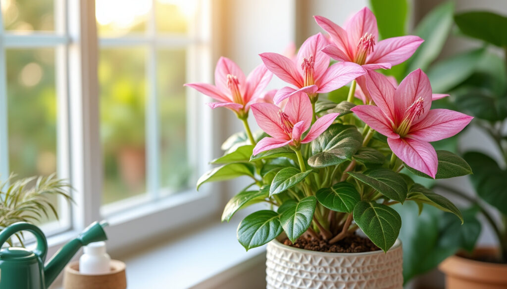 découvrez nos conseils d'entretien et astuces pour assurer une croissance optimale à votre syngonium rose, une plante d'intérieur élégante et facile à cultiver.
