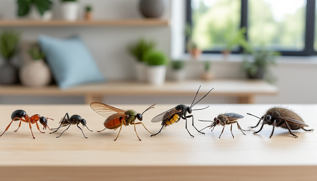 apprenez à reconnaître facilement les insectes les plus courants dans la maison grâce à leurs caractéristiques et découvrez comment les identifier.
