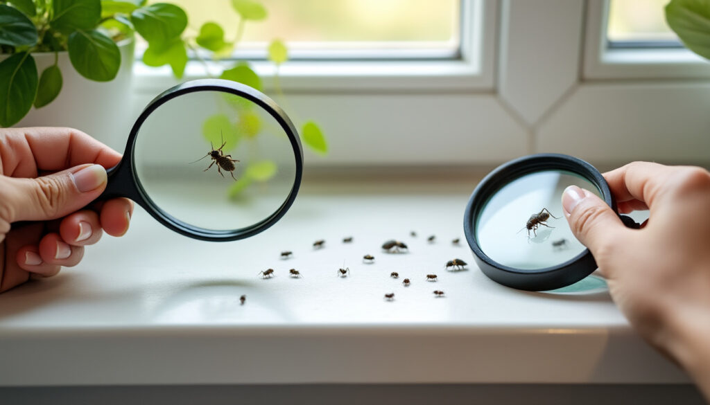 petits insectes noirs dans la maison : apprenez à les identifier, découvrez ce qui les attire et adoptez les bons gestes pour vous en débarrasser.